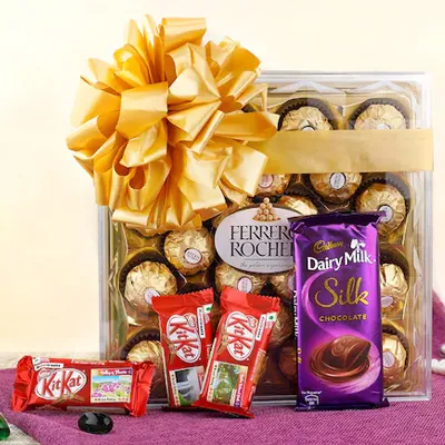 Wedding Anniversary Gift | Chocolate Gift Baskets | Gift Hamper Box -  ROYCE' Chocolate India