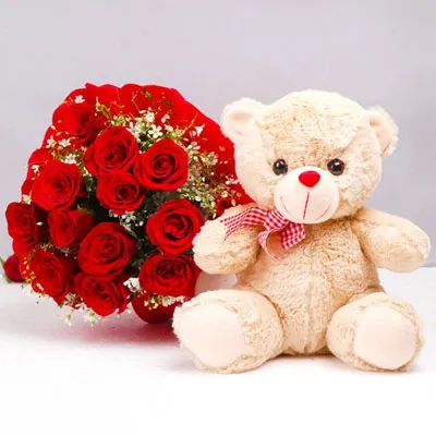 Flower with Teddy