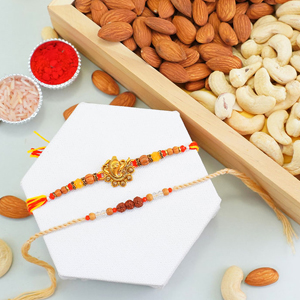 Rakhi with Dry Fruits